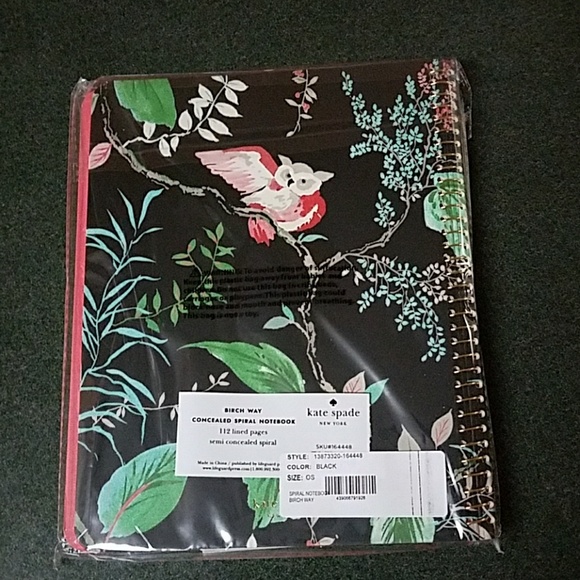 Last chance!Kate Spade "Birch Way" Spiral Notebook - Picture 3 of 4
